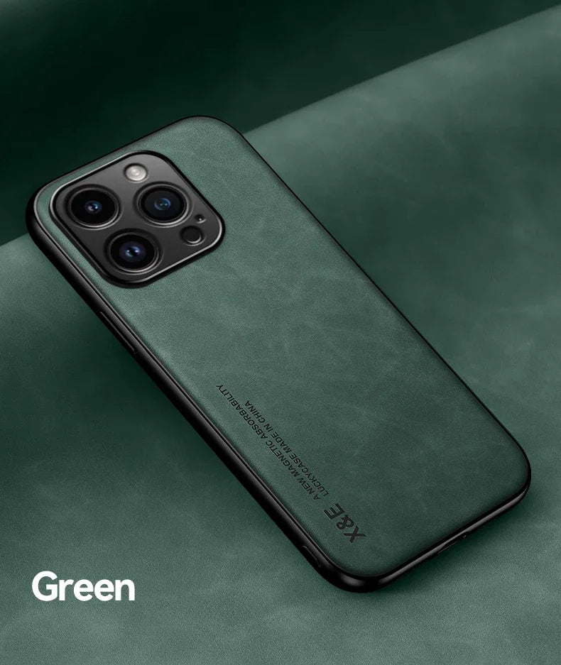 Funda Luxury para iPhone | Protección Total + Soporte Magnético