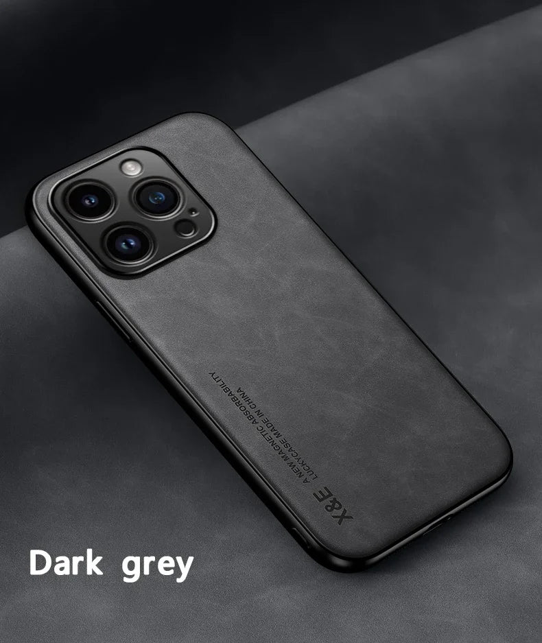 Funda Luxury para iPhone | Protección Total + Soporte Magnético