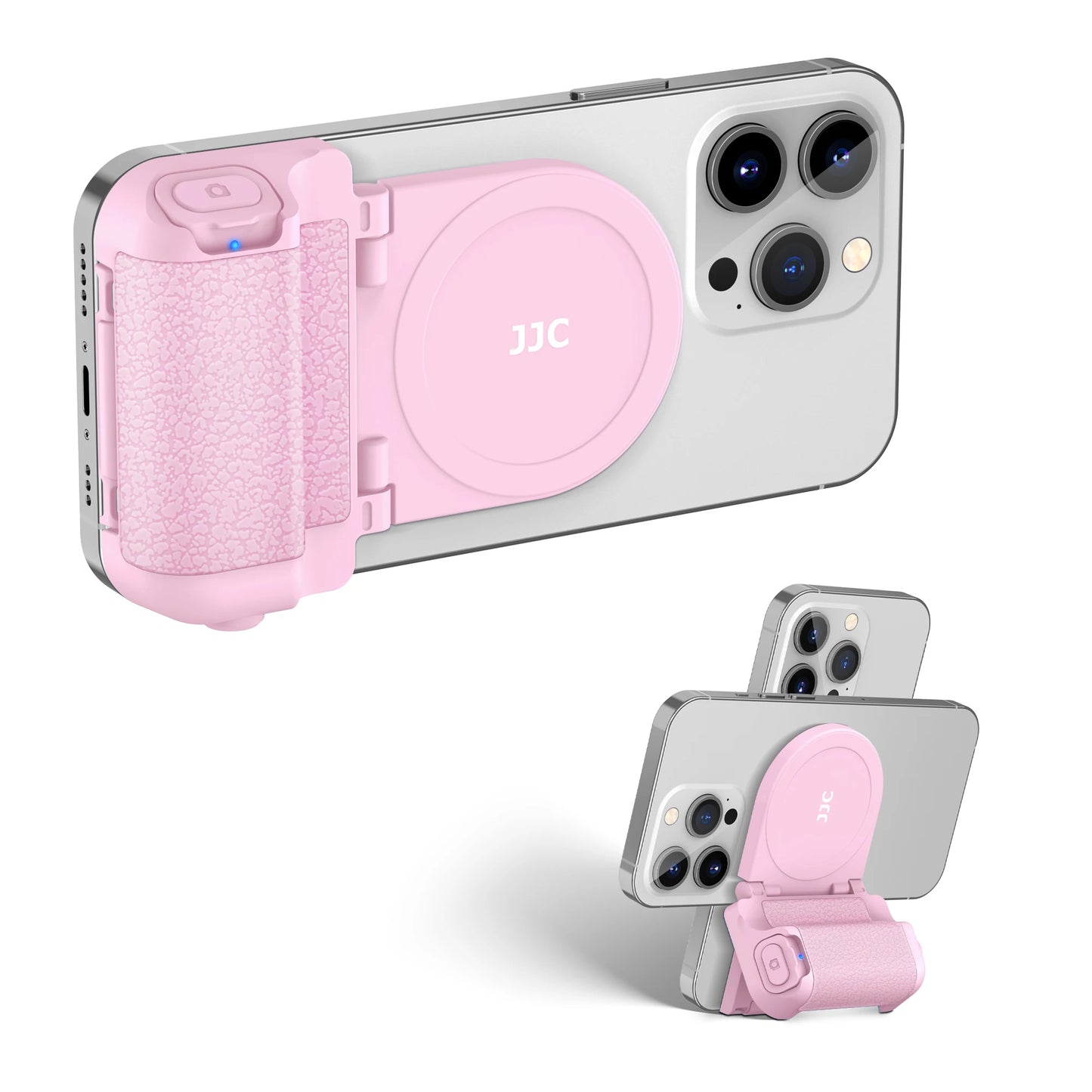 Empuñadura Magnética Pro para iPhone con Control Remoto Bluetooth y Montura Universal 1/4" – Estabilidad y Precisión para Fotos y Vídeos