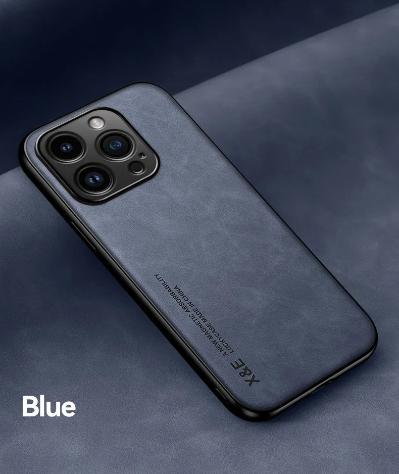 Funda Luxury para iPhone | Protección Total + Soporte Magnético