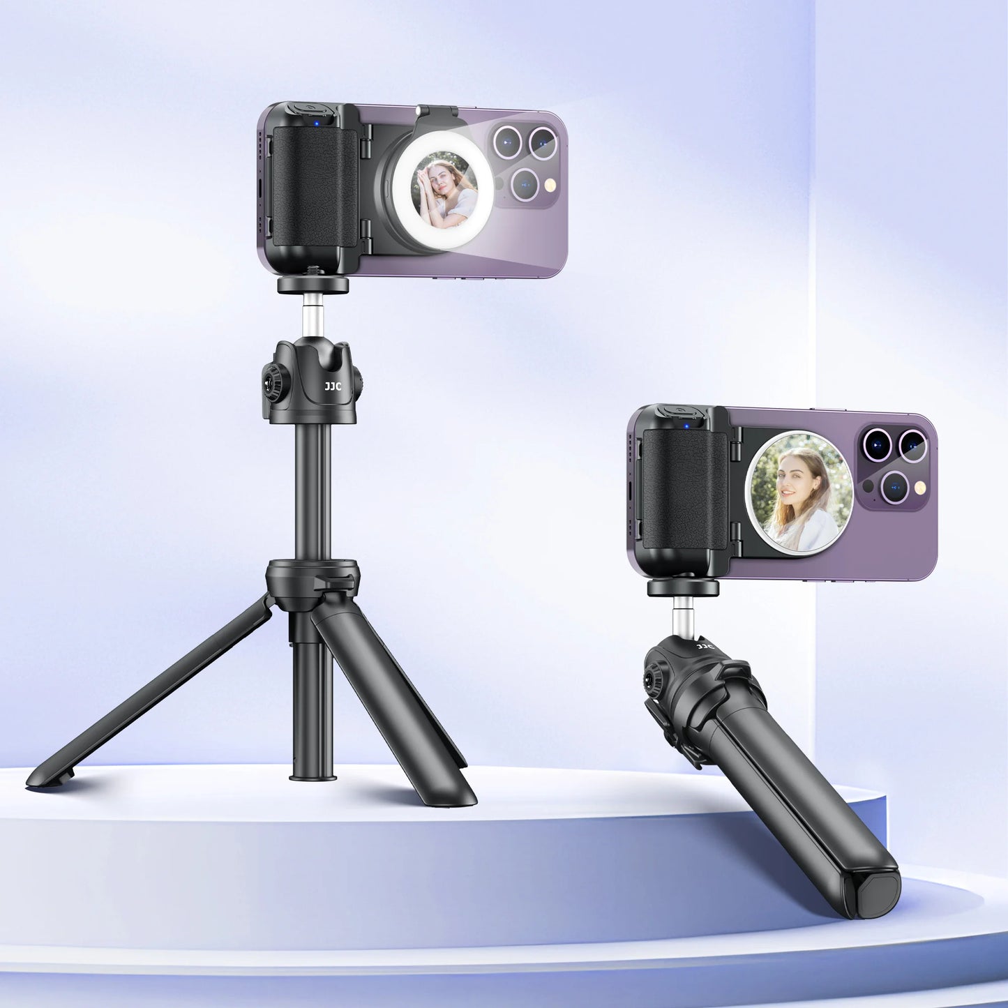 Empuñadura Magnética Pro para iPhone con Control Remoto Bluetooth y Montura Universal 1/4" – Estabilidad y Precisión para Fotos y Vídeos